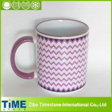 Purple Wave Design Blank Tazas de café (15032605)